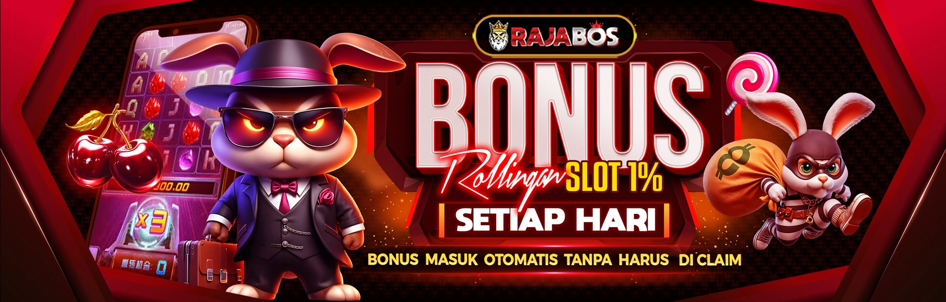 RAJABOS.COM - BONUS ROLINGAN HARIAN TERBESAR
